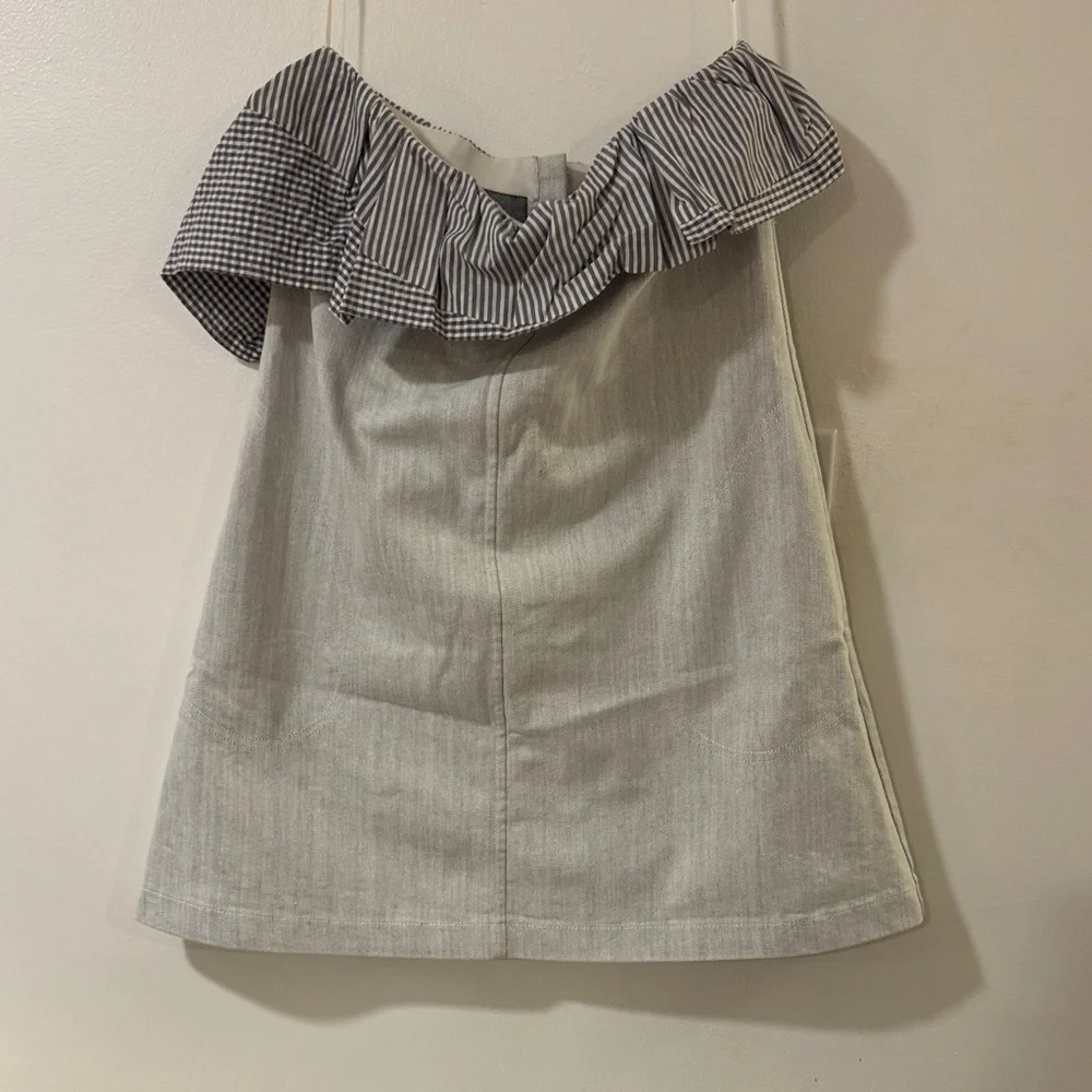 Thakoon Ruffle Strapless Mini Dress - Picture 6 of 9